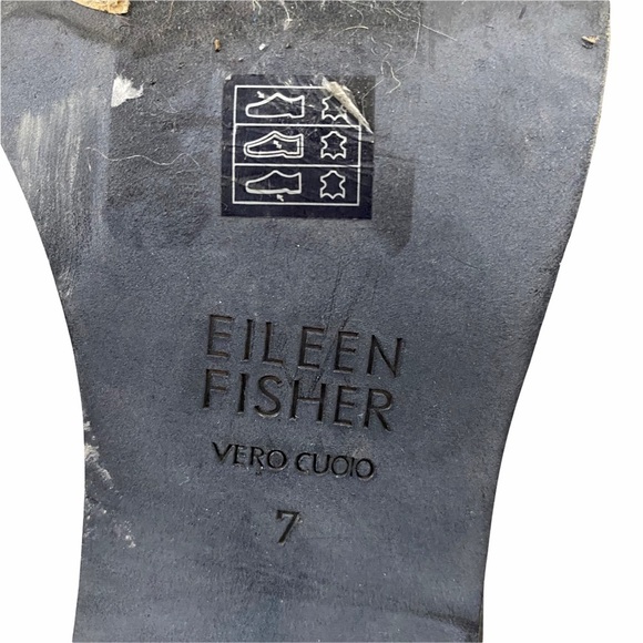 EILEEN FISHER Edgy Zip-Around Gunmetal Leather Boots - Picture 12 of 13